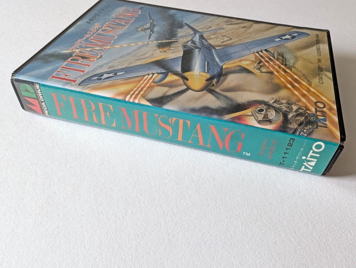Mega Drive Fire Mustang MD SEGA Taito NMK Shooter Game Japan