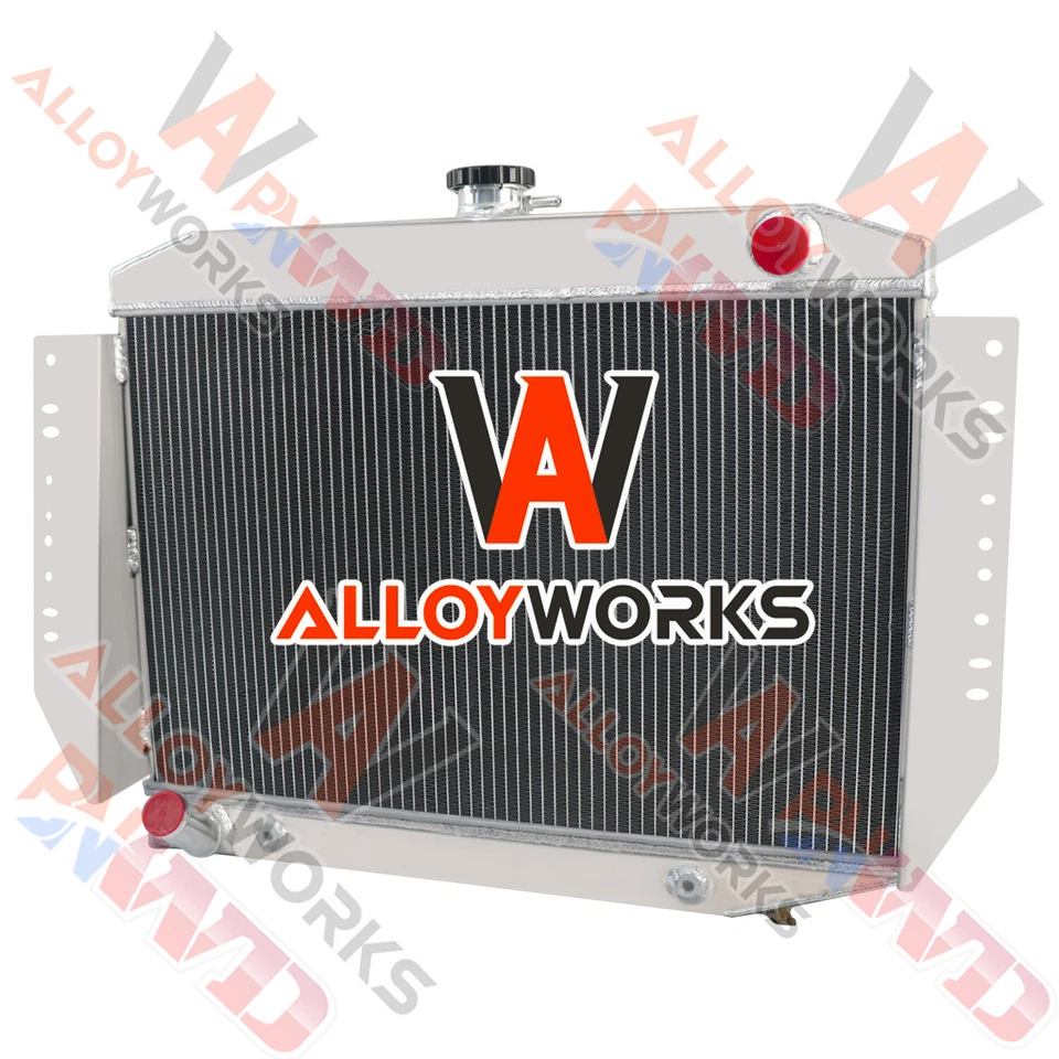 4 Row Radiator For 1972-1988 JEEP CHEROKEE/Grand WAGONEER J10 J20 5.9L V8 Foto 3 de 4