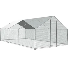 Large Walk in Chicken Coop Backyard Hen House Outdoor Farm Ranch Poultry Cage