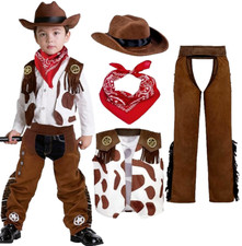 Spooktacular Creations Cowboy Costume Boys Size 3T  Does Not Include Rope 