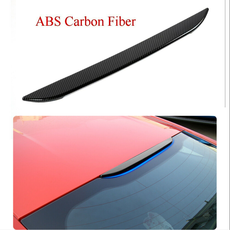 Carbon Fiber ABS Car High Level Brake Light Cover Kit For Ford Mustang 2015-2020