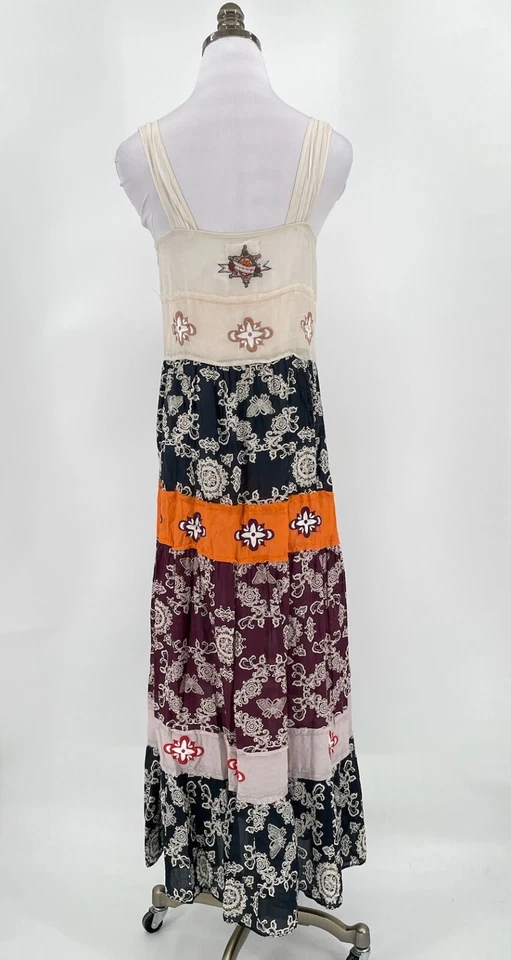 Vestido Odd Molly Anthropologie Marfil Bordado Boho Largo Línea A Talla 1 Foto 3 de 4