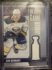 Sam Reinhart   2019-20 upper deck UD GAME JERSEY PATCH