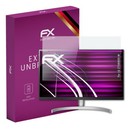 atFoliX Glass Protective Film for LG 27UK850-W Glass Protector 9H Hybrid-Glass