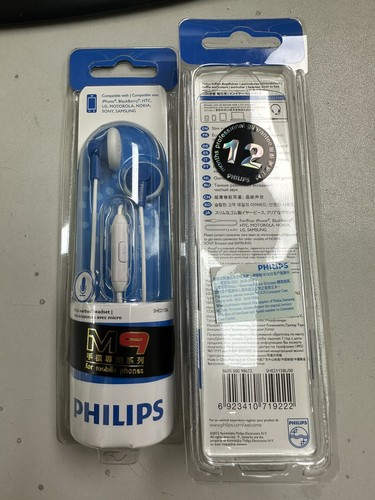 Philips SHE2115 In-ear Headphones with Microphone Speakers 15 mm 2 pair - Picture 2 of 3
