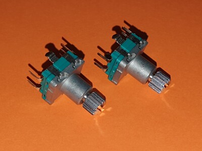 2x ALPS EC11 Encoder 15fach mit Taster EC11B15248