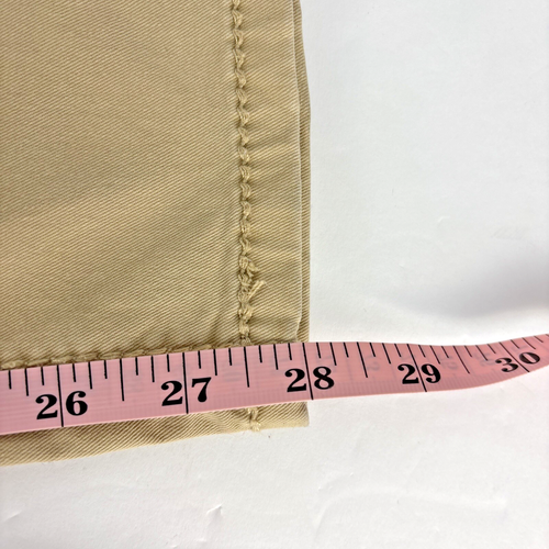 Cherokee Skinny Chino Pants 14 Khaki Adjustable Waist Flat Front - Picture 14 of 14