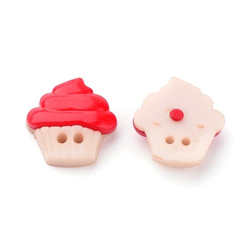 10pcs Cupcake Buttons Shank 16mm Spring B31-7 Aussie Seller - Picture 2 of 2