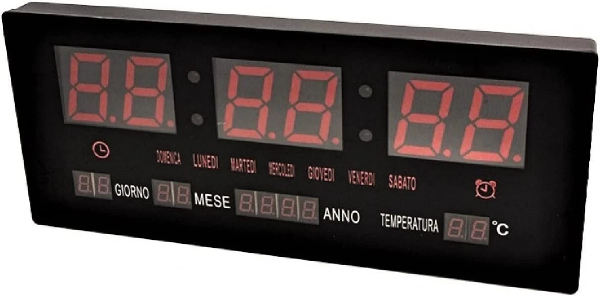 Orologio da parete deals digitale con datario