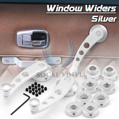 Car Auto Window Winder Crank Glass Handle Aluminium Knob Universal Fit New