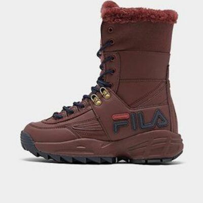 Women's Fila Disruptor Shearling Boots