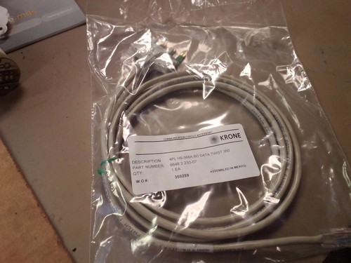 Krone 4PL HighBand HB-568A auf RJ45 Kabel 6648-2-230-07 - Bild 1 von 3