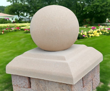 Cast Stone Pier Cap 1.5x1.5 CF / Pillar Wall Caps / Brick Wall Caps / Pier Tops