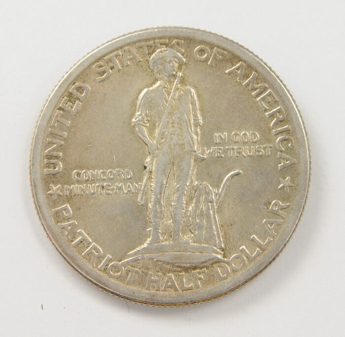 1925 US Mint Lexington Concord Half Dollar 50 Cent 1925 US Mint Lexington Concord Half Dollar 50 Cent