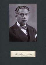 Max Reinhardt Autograph