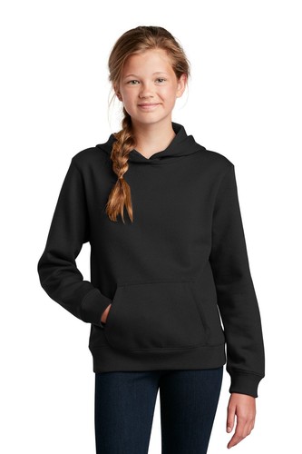 Sport-Tek YST254 Youth Updated Fit Long Sleeve Pullover Hoodie Sweatshirt - Picture 6 of 58
