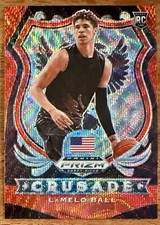 LaMelo Ball 2020-21 Panini Prizm Draft Crusade Ruby Red Wave RC #83 | Charlotte