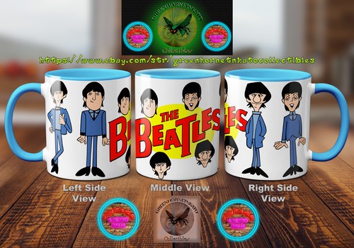 The Beatles Cartoon Series (1965 - 1967) 11 oz Hot/Cold Beverage Mug (18 Colors) - Picture 23 of 36