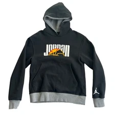 Air Jordan Jumpman Pullover Hoodie Mens  Size Small Black Fleece Basketball