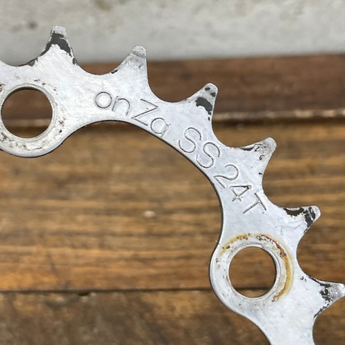 Vintage Onza Buzz Saw 24t Chainring SS24T 24 Tooth 74 BCD Steel Triple Granny - Picture 3 of 14