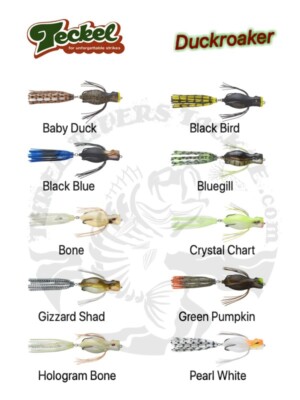 Teckel USA Duckroaker Rattling Popper Frog - Choose Color