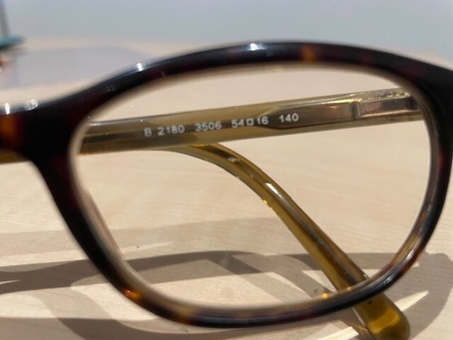 BURBERRY UNISEX EYEGLASSES PLASTIC FRAME B 2180 3506 54-16-140 + CASE - Picture 3 of 9