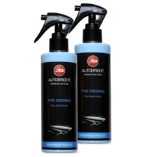 Tyre Dressing  Deep Black Look 2 x 250mL (500mL) Autobright