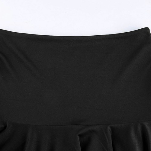 Damen Punk Style Vintage 90er Streetwear Tanz Minirock Schnürung Faltenrock - Bild 47 von 52