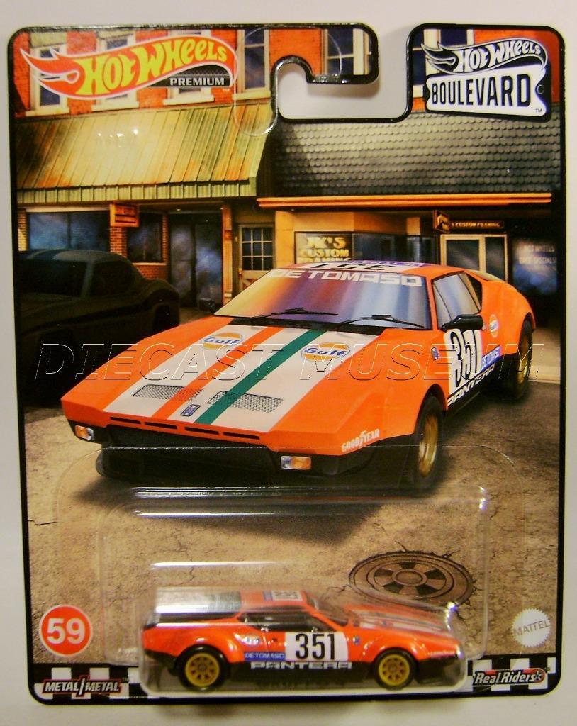 DE TOMASO PANTERA GRUPPO 4 RED RR REAL RIDERS BOULEVARD HOT WHEELS 2022