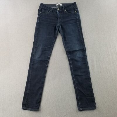 Paige Denim Co. Jeans Women's Size 27 Dark Wash Skyline Skinny Stretch Nice