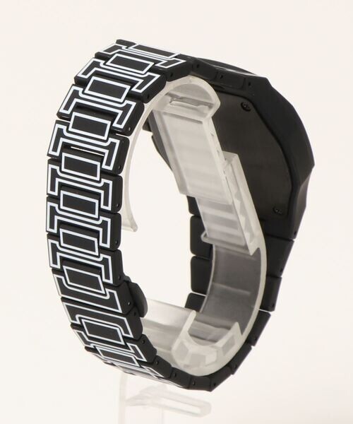 D1 Milano Polycarbon Sketch Watch 40.5mm Black Sketch PCBJ33 NEW
