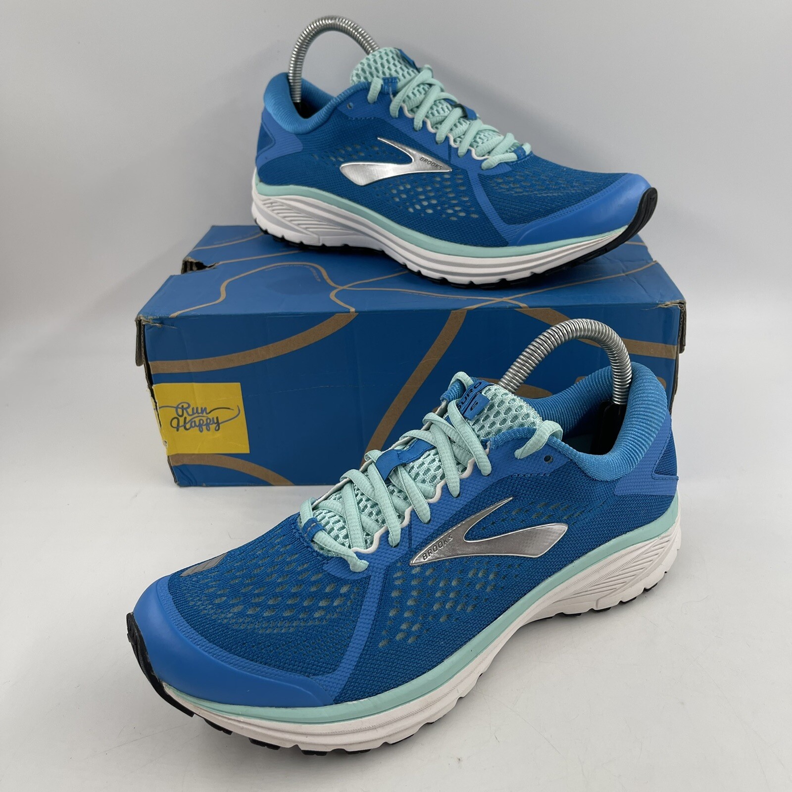 Brooks Womens Aduro 6 Running Shoes Sky Blue Comfort Lace-Up - Size 9 | eBay