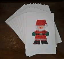 9 Vintage Hallmark Cards Santa Christmas Cards, Hallmark Santa Cards