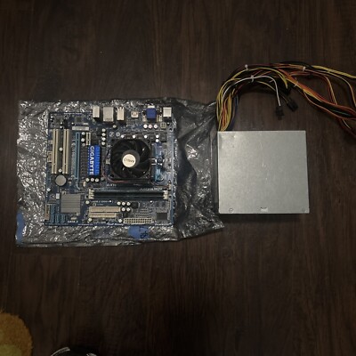 GIGABYTE GA-MA78LM-S2H AMD SOCKET AM3+/AM2+ Motherboard Ram Cpu And PSU Bundle