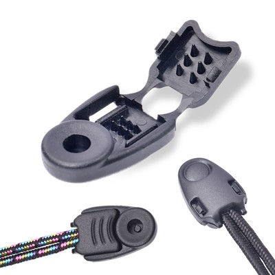 20 Pack Zipper Pull Cord Ends Zipcords Stopper Paracord Parachute Clips Runni...