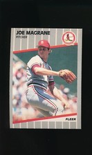 1989 Fleer #455 Joe Magrane UER * Pitcher * St. Louis Cardinals * NM *