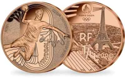 collection de 1/4e - Sports Handball - JO Paris 2024 - Millésime 2024 - Photo 1/3