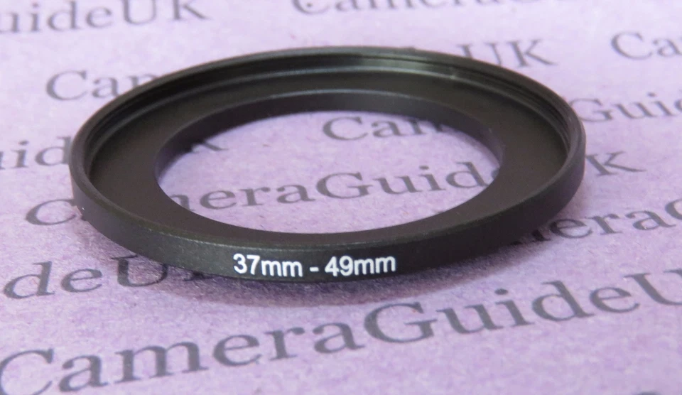 37mm to 49mm 37-49 Stepping Step Up Filter Ring Adapter 37mm-49mm Male-Female - Image 2 of 3