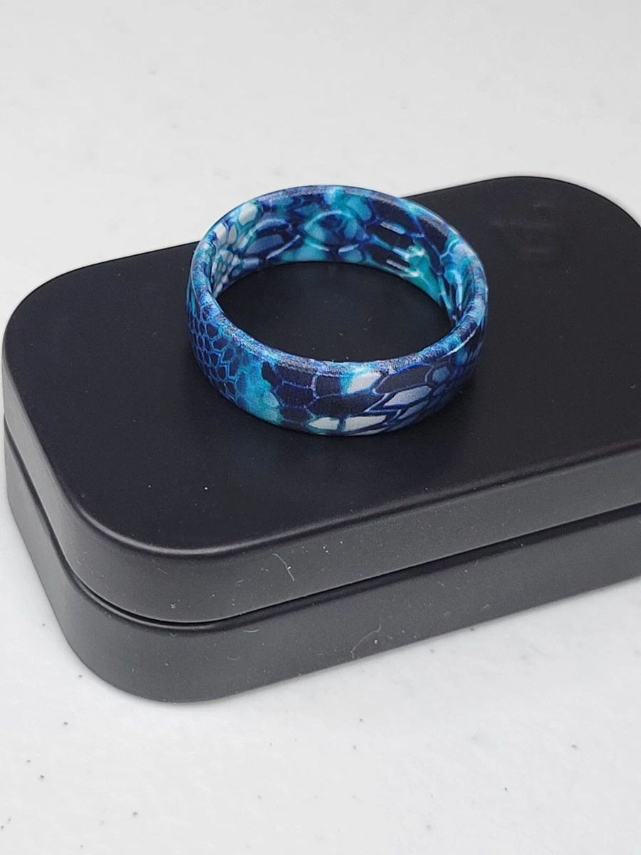 GROOVE RING Kryptek Pontus Camo Ring Size 12 Blue Camo eBay