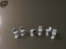 1/87 Barstühle Bar Stuhl Einrichtung Restaurant Club Party Lounge Diorama H0 HO