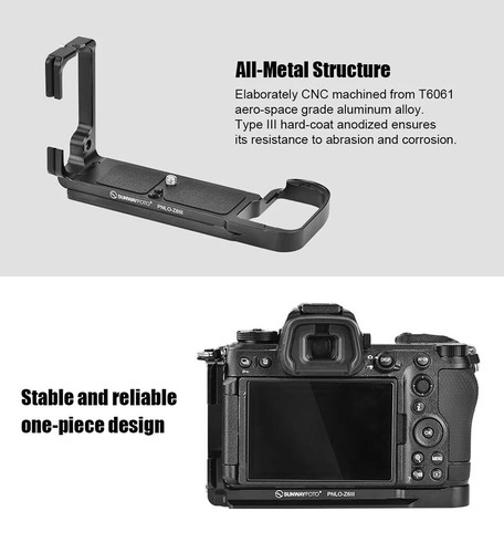 SUNWAYFOTO PNLO-Z6III QR L Plate / Bracket for Nikon Z6III Arca Compatible - Picture 6 of 7