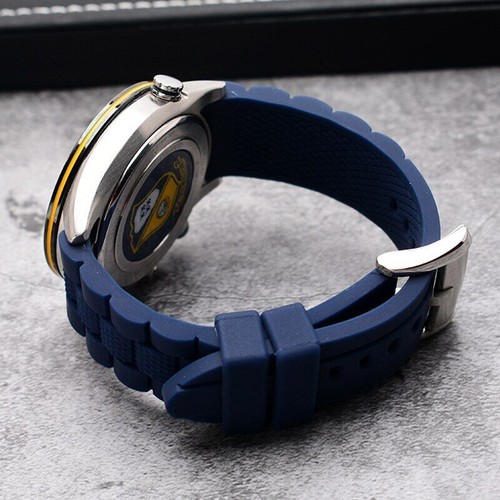 22 23mm Silicone Rubber Watchband Strap For Citizen AT8020 JY8035 Blue Angel New - Picture 2 of 19