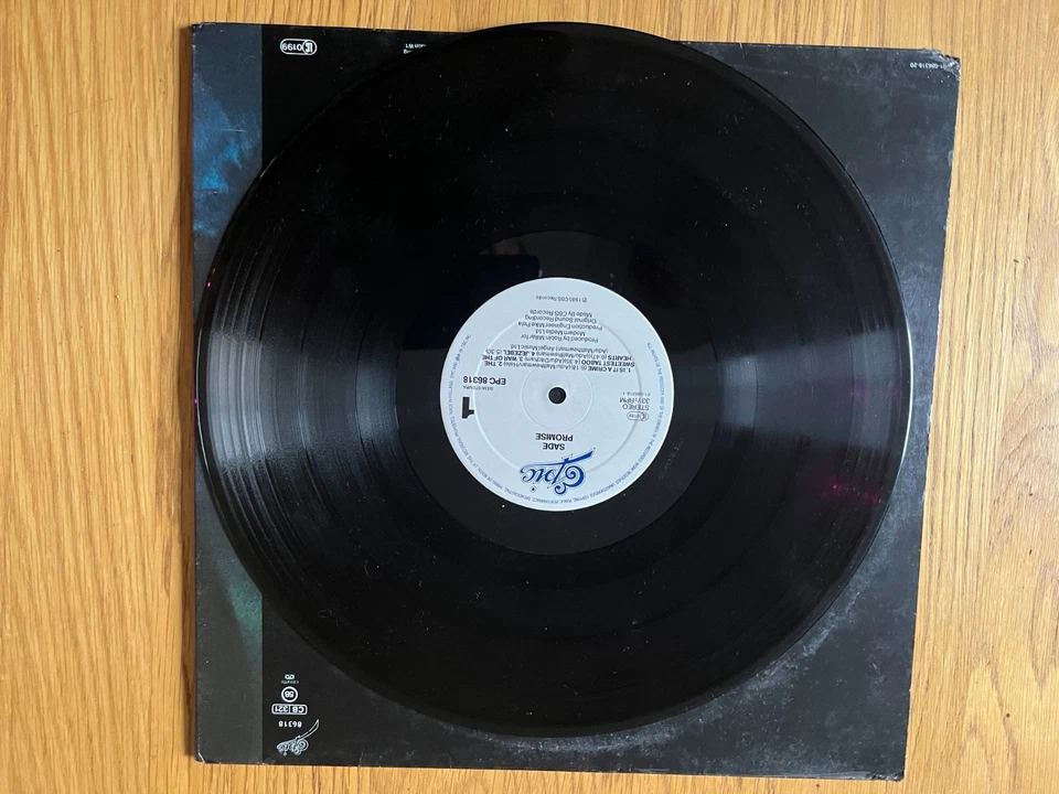 SADE PROMISE , RARE AVEC SON TITRE en rouge, VINYLE 33T LP E.O 1985 HOLLAND - Photo 4/4