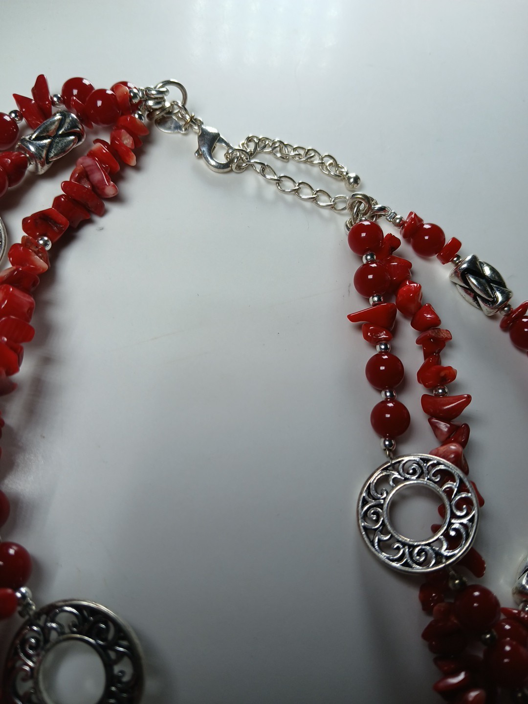 Vintage signed premier designs statement  Red Bea… - image 12