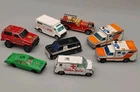 VTG Hot Wheels Matchbox Majorette Diecast Construction Dozer Dump Truck Lot 8