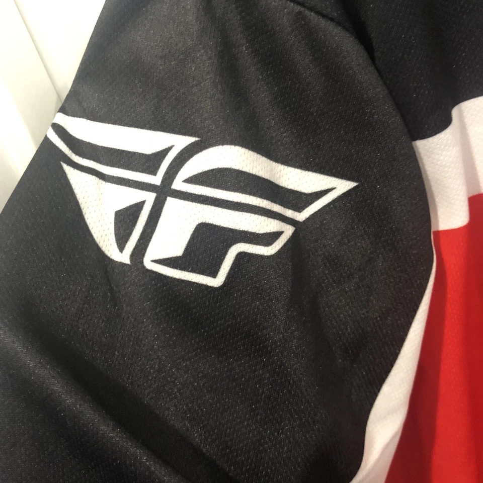 FLY Racing F-16 MX MTB BMX Off-Road Set Red Black White Adult XL Size Large - Image 4 of 4