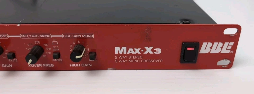 BBE Max-X3 2 Way Stereo/3 Way Mono Crossover Power Cord Not Included - Image 4 of 4