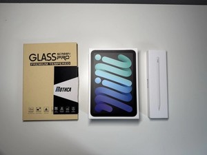 Apple iPad Mini 6 64GB WiFi Space Grey +  Pencil 2 + Schutzhülle + Displayschutz