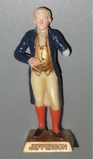 THOMAS JEFFERSON 2.5" 3rd US President 1960s Figure Marx LOOSE READ BROKEN ARM