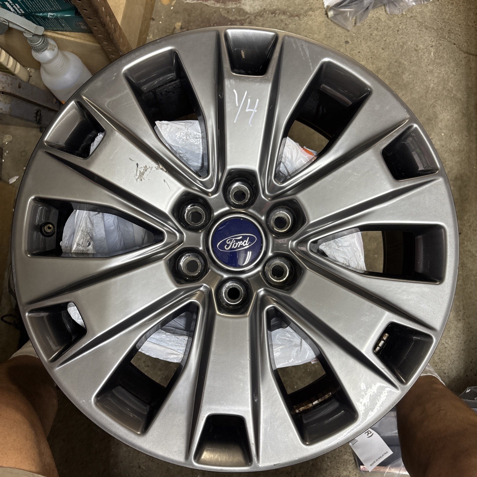 16-17 Ford F150,  20" x 7.5" Factory OEM Wheel Rim, Part #GL34-1007-AC